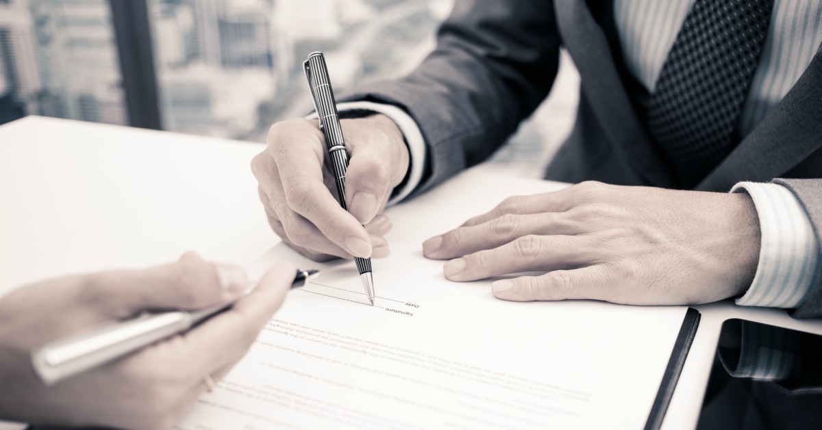 Contract tekenen