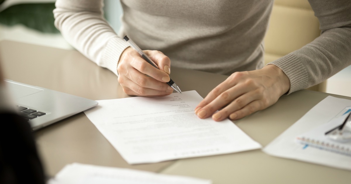 Contract tekenen